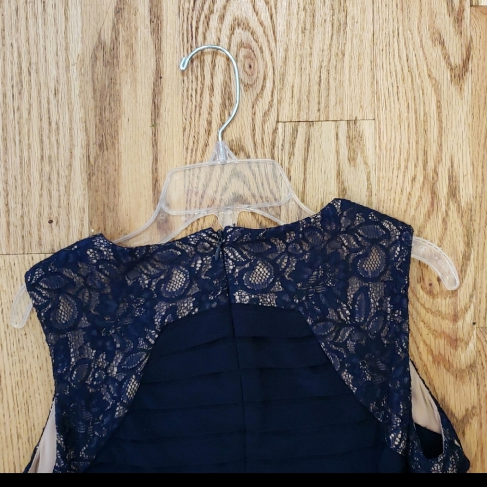 Adrianna Papell Navy Dress - Picture 6 of 10